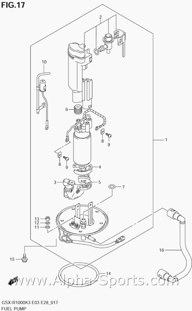 Suzuki Motorcycle OEM Parts Catalog - Alpha Sports